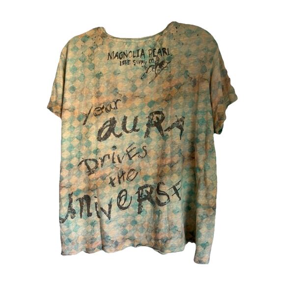 Magnolia Pearl Love In My Heart Tee 2174 Free People One Size Color Tangier - Picture 2 of 7